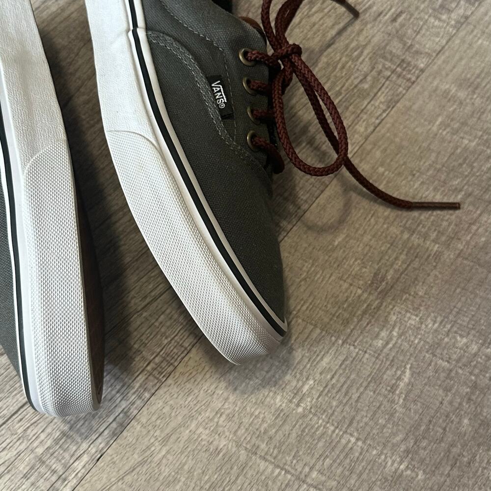 VANS Era 59 Charcoal Grey Skate Shoe Mens 5 / W 6.5 Aztec Print Leather Accent - Picture 7 of 11